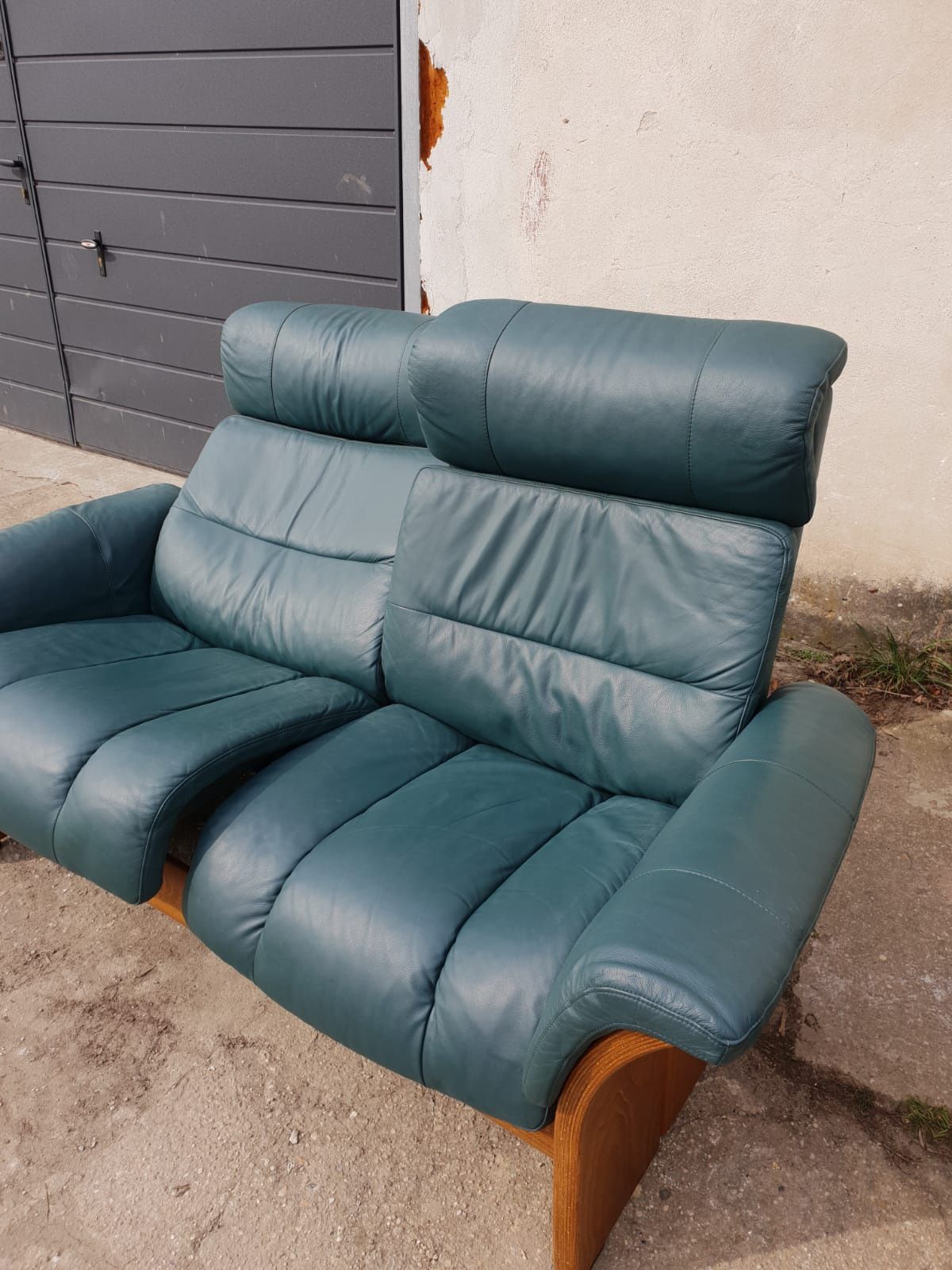 Sofa skórzana z funkcją relax