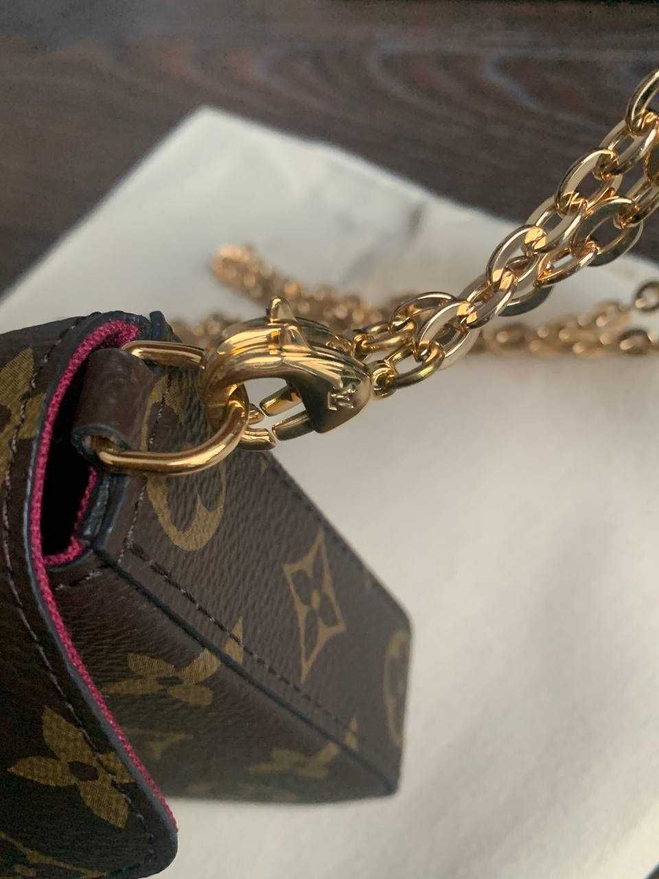 Клатч Louis Vuitton Pochette Felicie Monogram, полный комплект