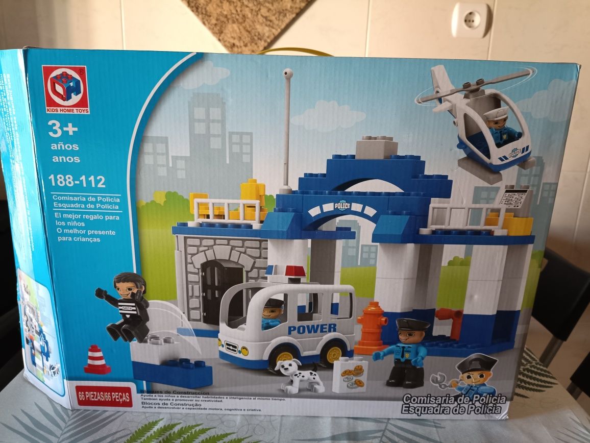 Lego polícia para 3/4 anos