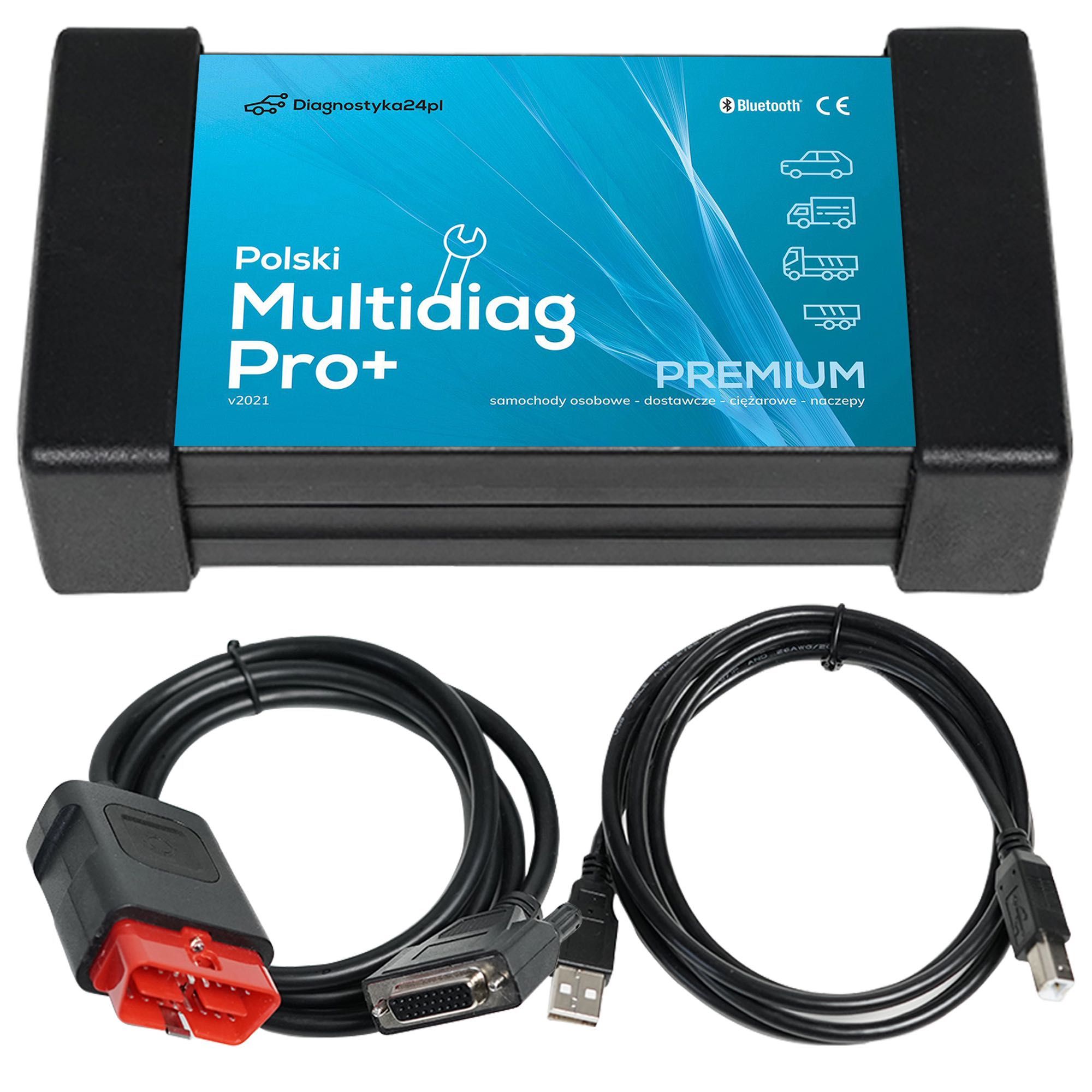 TESTER diagnostyczny Multidiag Pro+ WSZYSTKIE AUTA jak delphi vcds vag