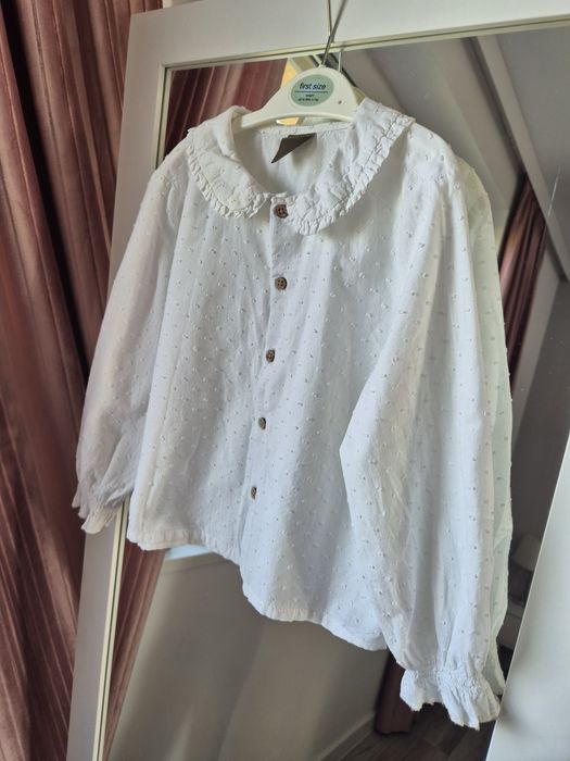 Koszula biała długi rękaw 110