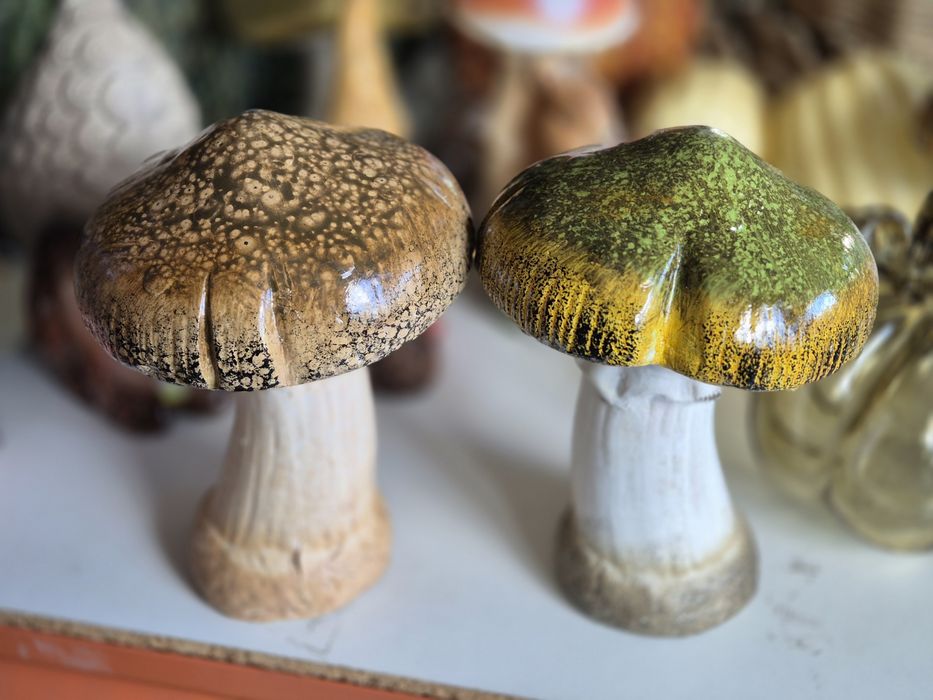 Grzyb ceramiczny 18 cm dekoracja jesienna