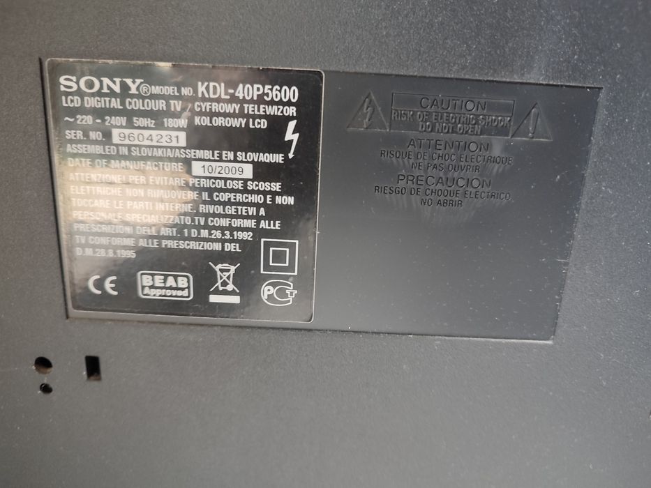 Telewizor SONY - sprawny