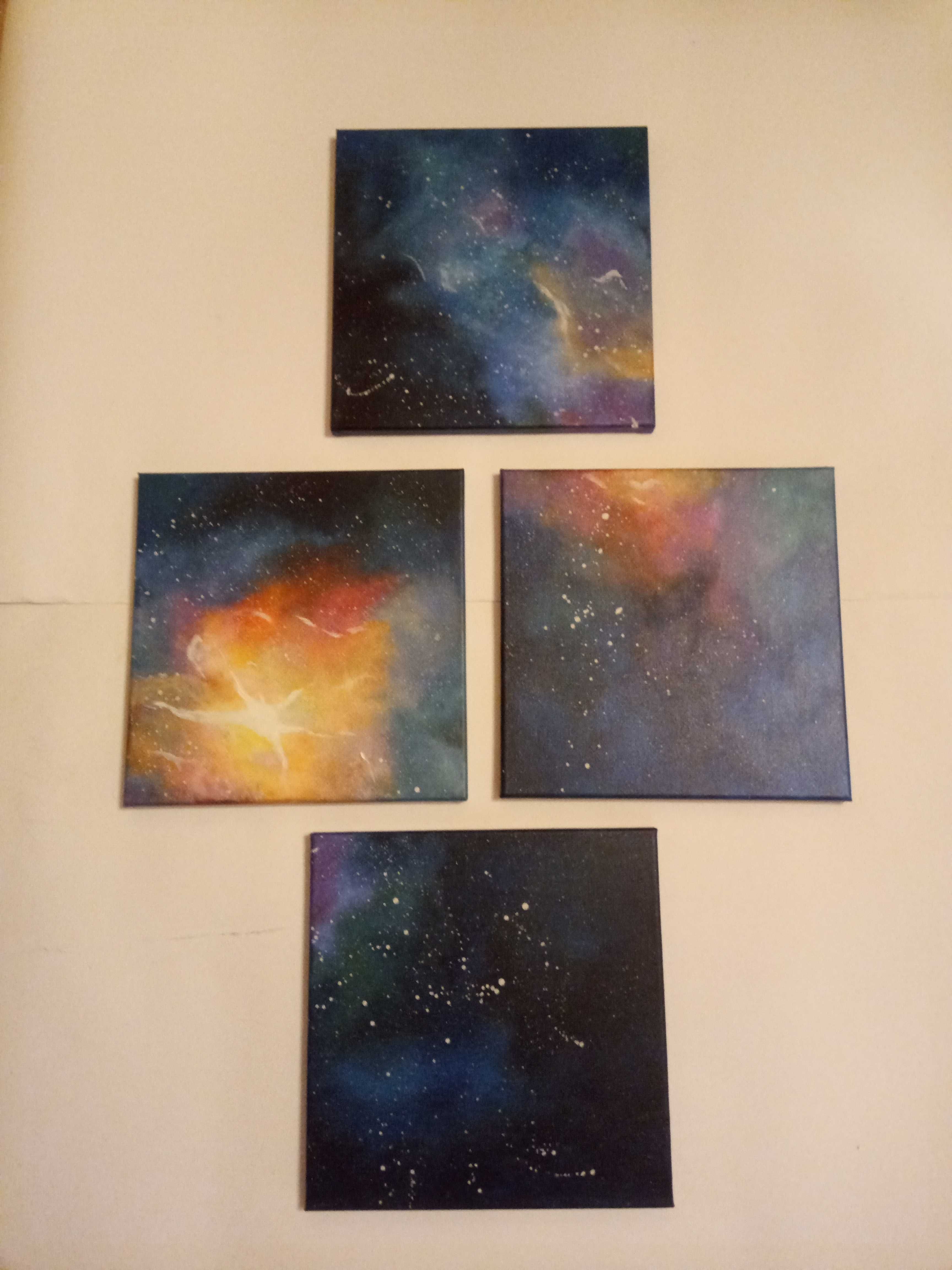 Obraz malowany ręcznie "Galaxy"