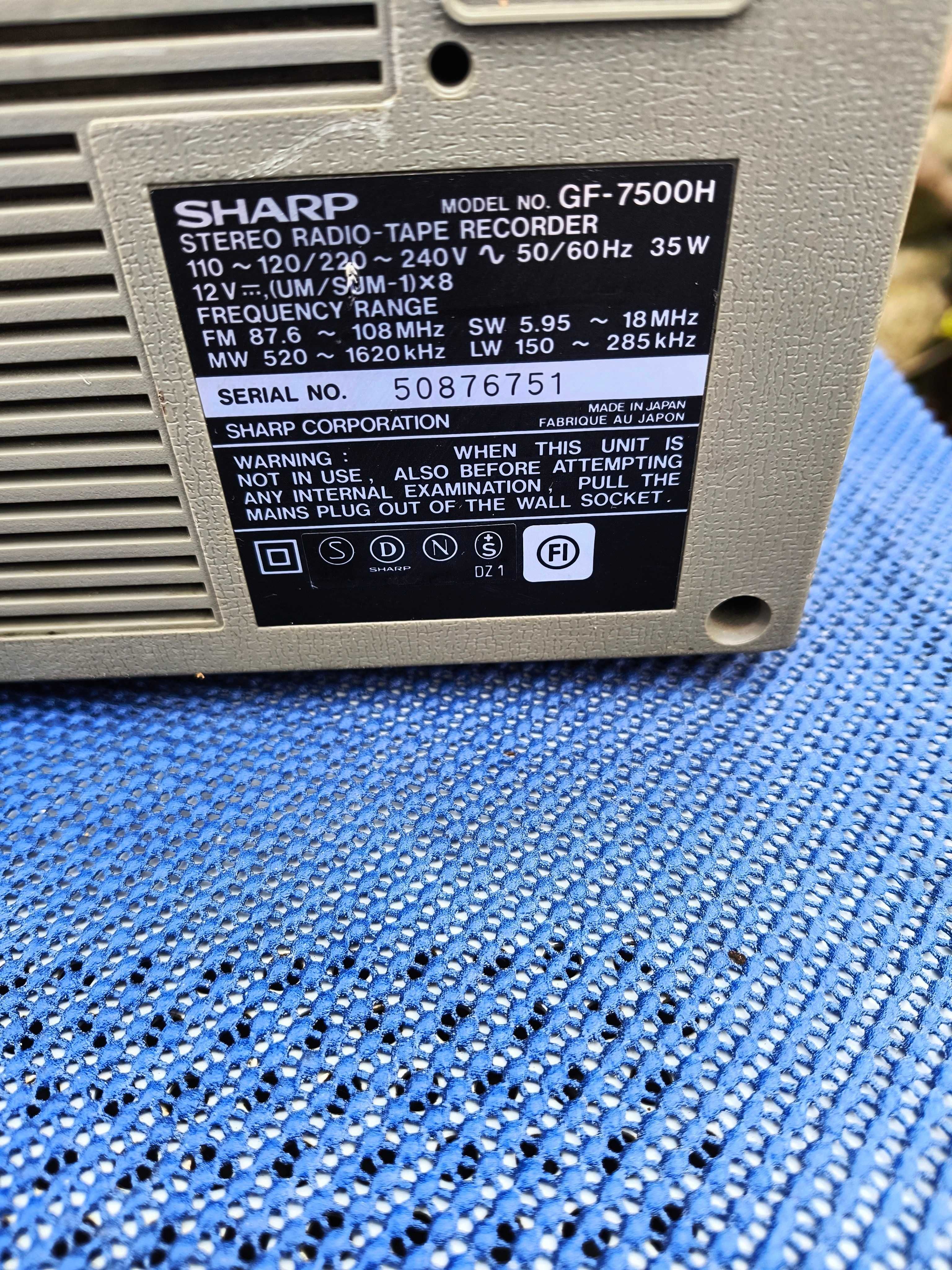 Radiomagnetofon  Sharp  GF -7500