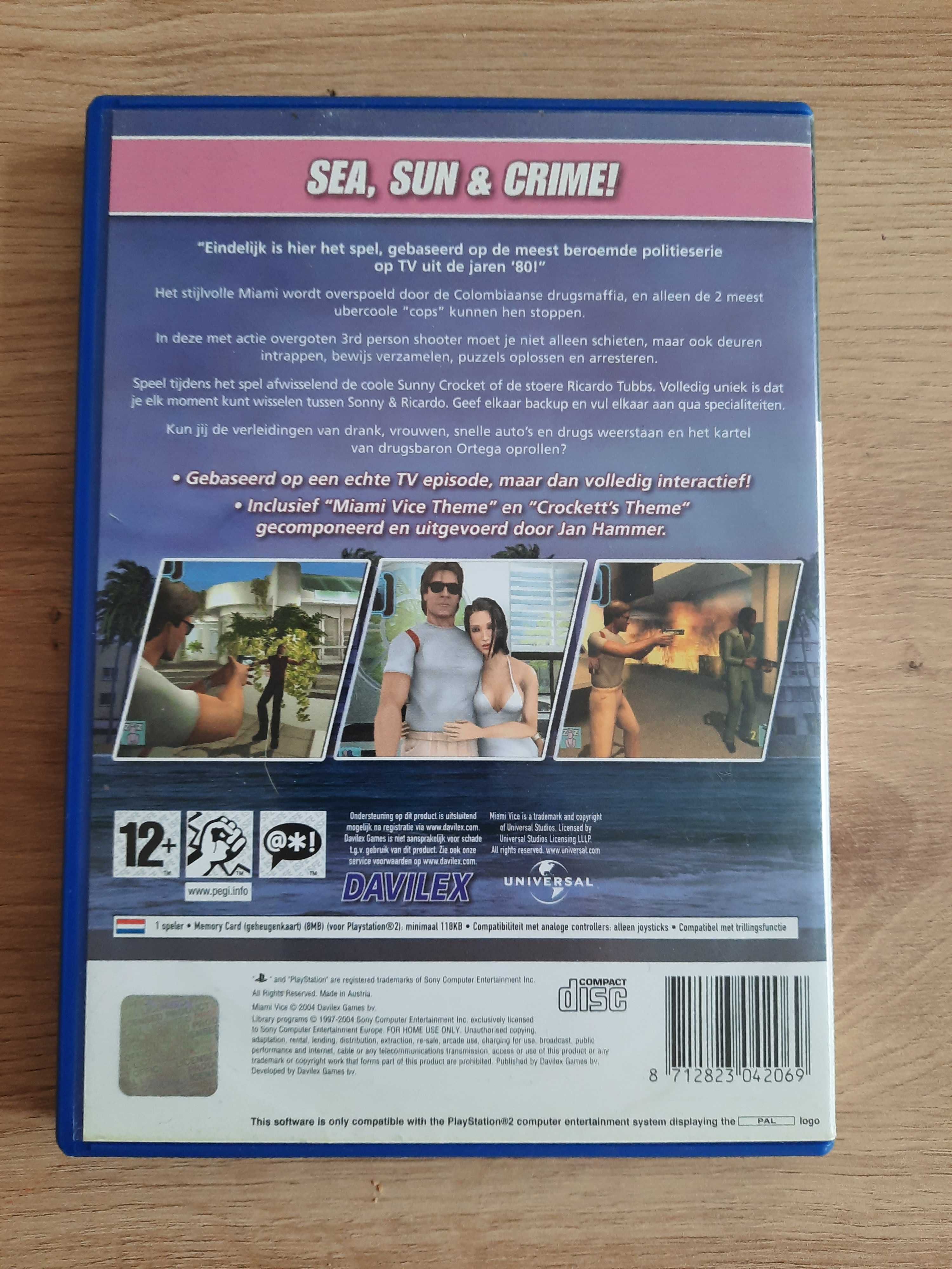 Miami Vice gra na konsolę PS2