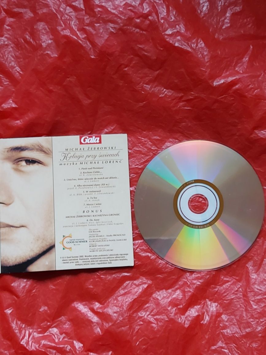 Płyta CD Kolacja przy świecach Michał Żebrowski 2002r