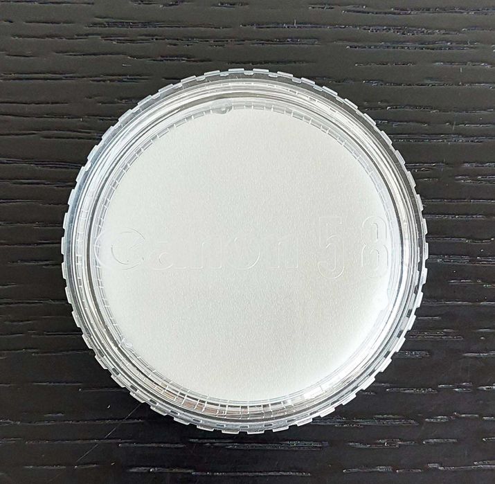 Caixa protectora para filtro de 58mm para Canon EOS