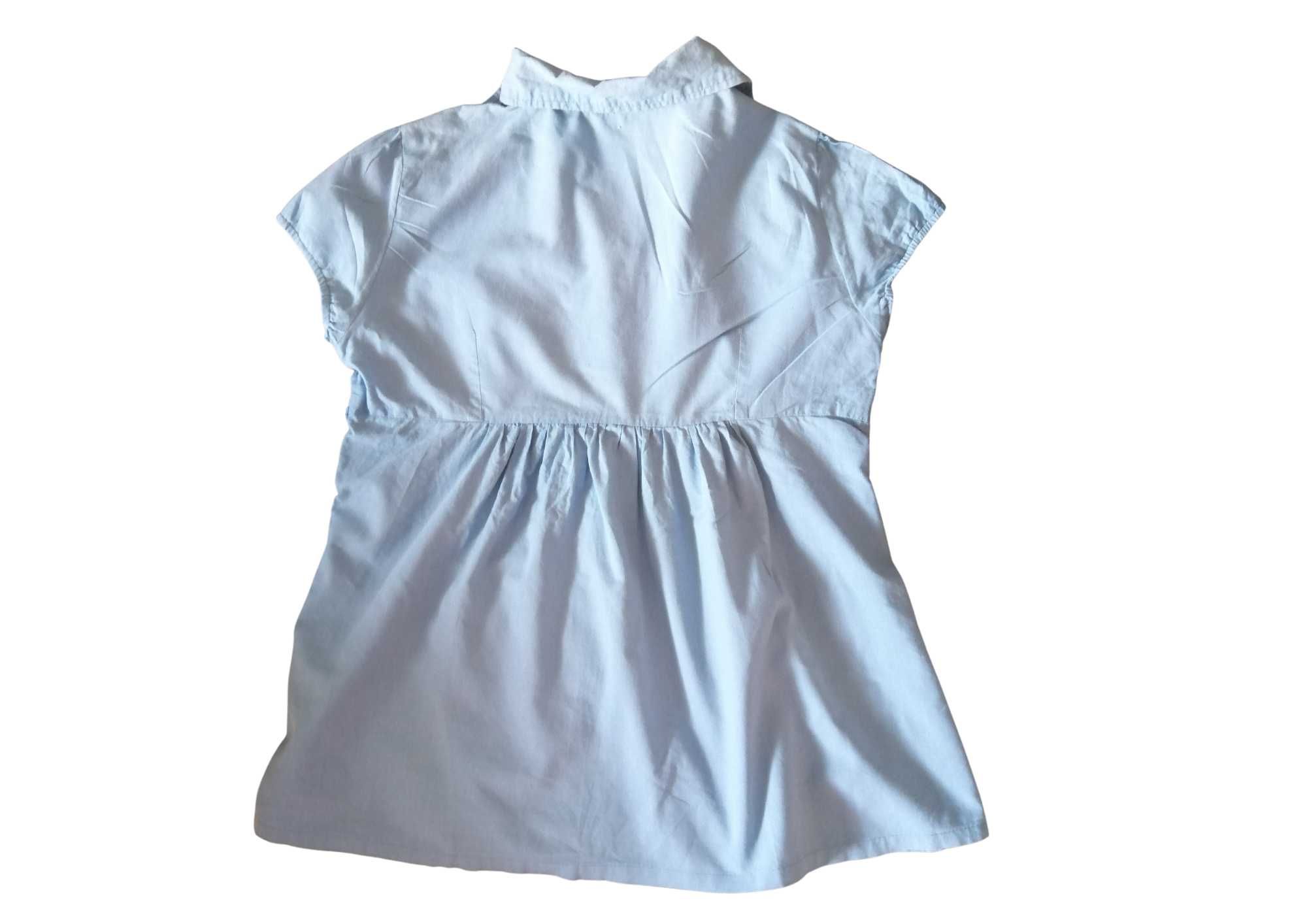 Blusa Azul Claro Tamanho 42 com Mancha de 1cm x 1.5cm - Marca Anany