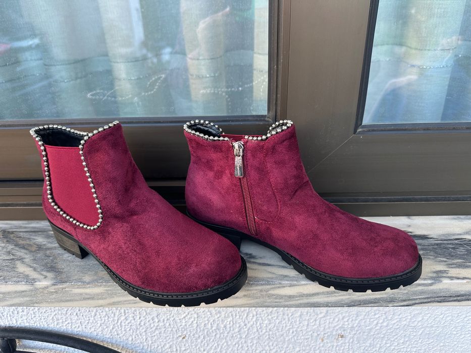 Botas Bordeaux Novas Nº 38