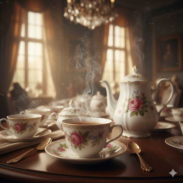 Serviço de Chá Porcelana Baviera