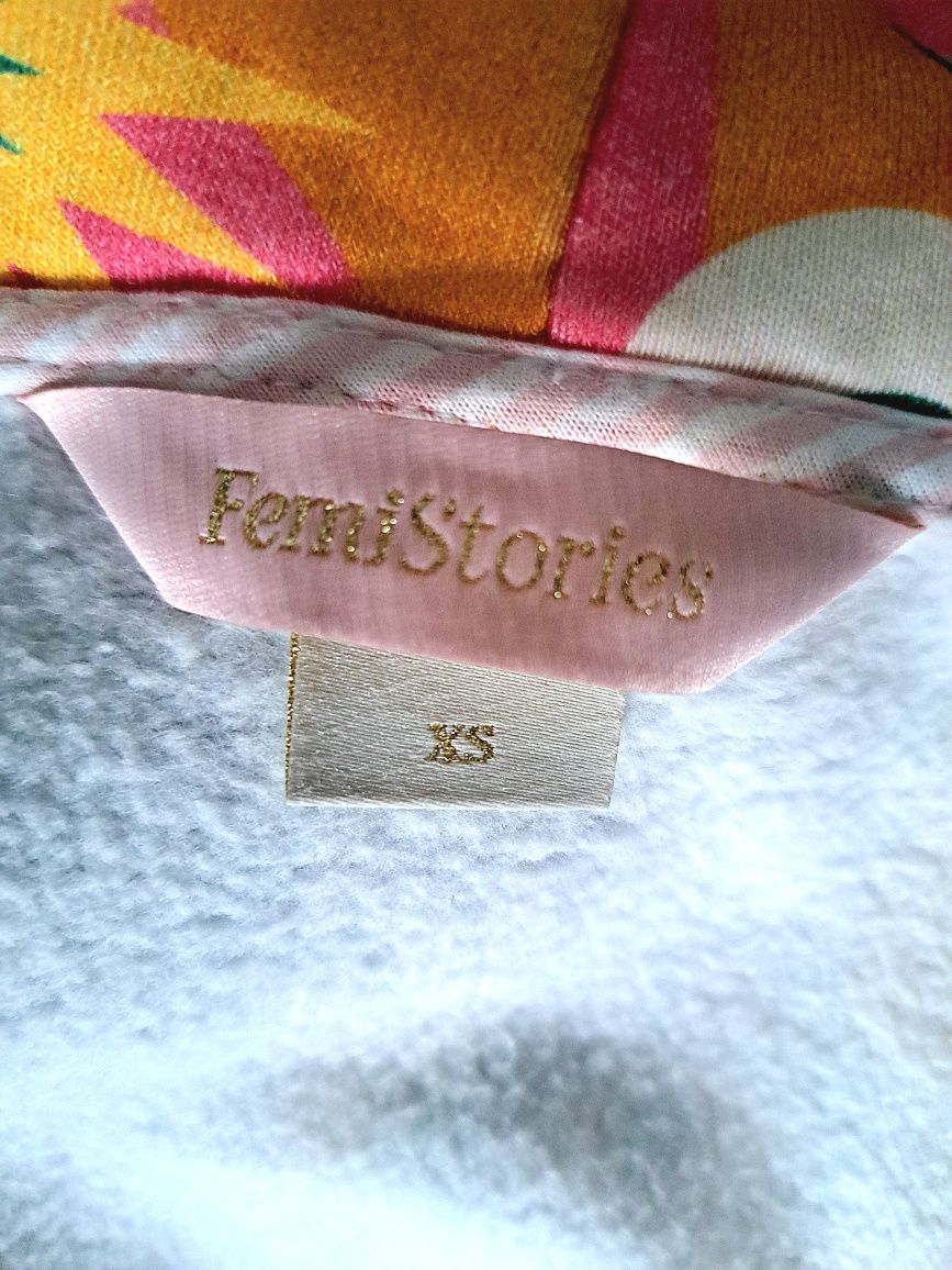 FEMI Stories rozpinana bluza z kapturem XS