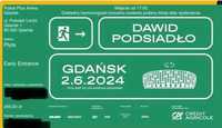 Dwa bilety płyta early entrace na koncert Dawid Podsiadło Gdańsk