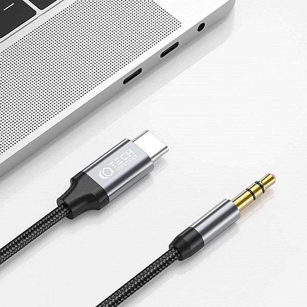 Kabel Tech-Protect UltraBoost audio USB-C / mini jack 3.5mm 1 m - czar
