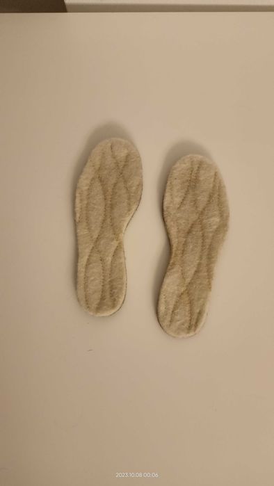 Wkładki do butów zimowe 3 warst wełna korek filc skandynaws 19cm 1zł