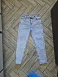 Jeansy damskie jasne M Queen hearts
