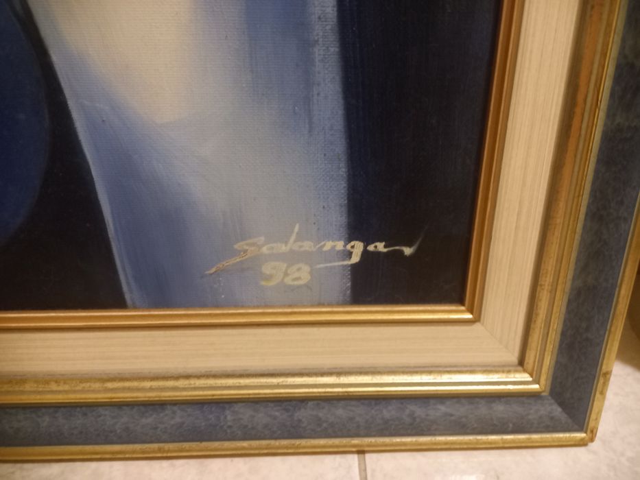 Quadro negra azul salanga