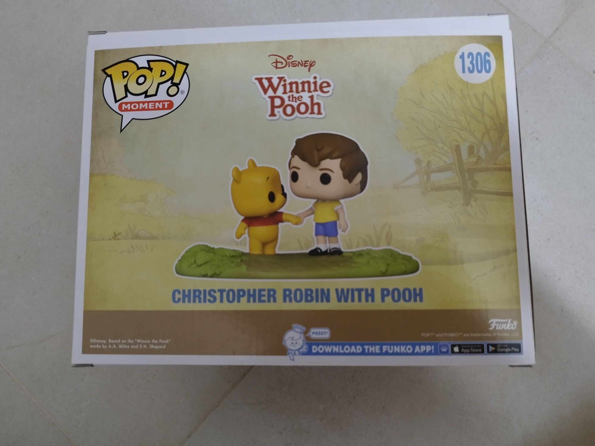 Funko POP!  Momento Disney Winnie the Pooh Christopher Robin com Winni