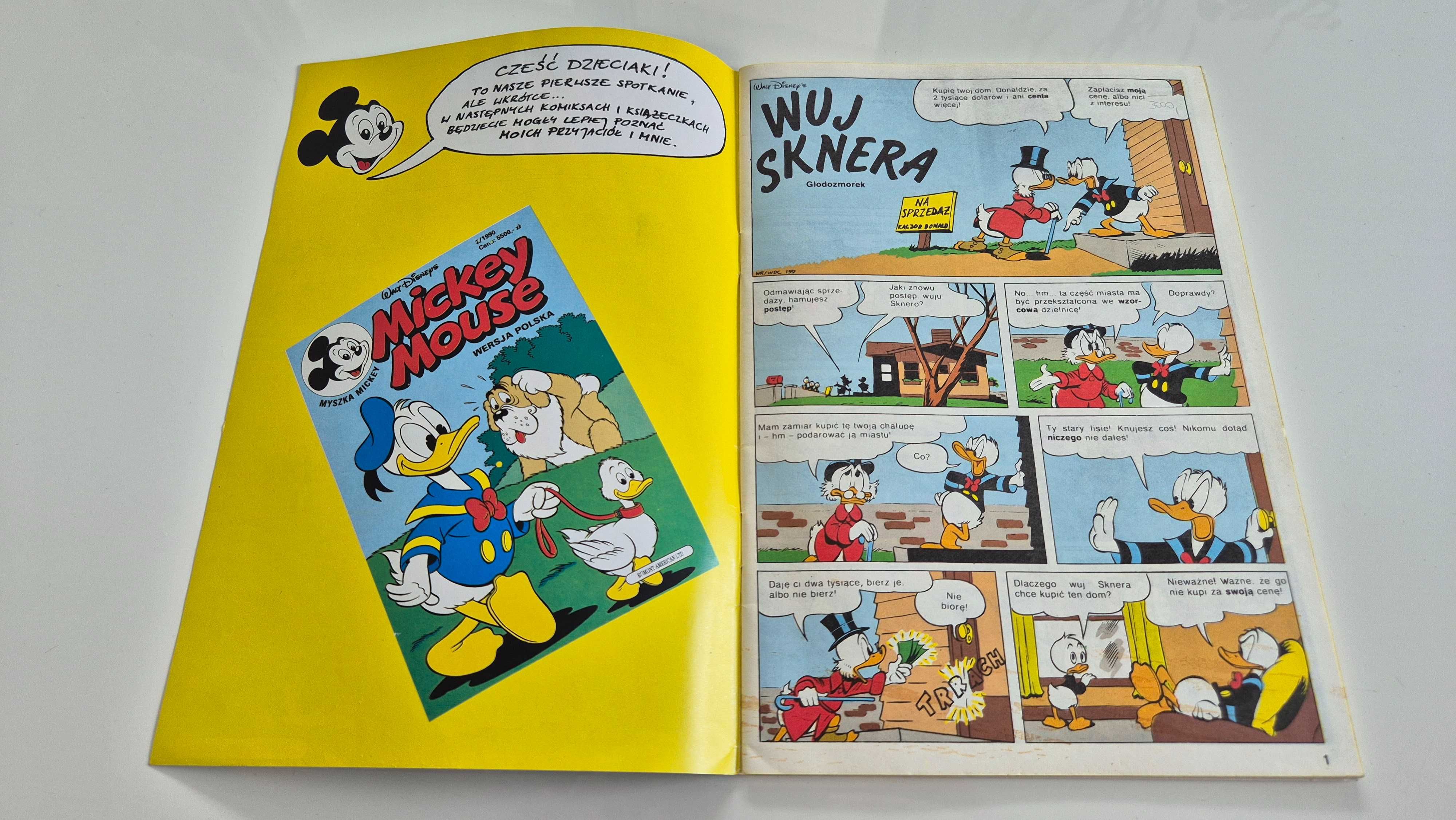 komiks Mickey Mouse 1/1990