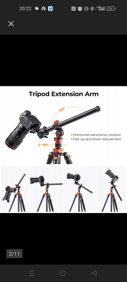 Rotatable multi-angle tripod center column