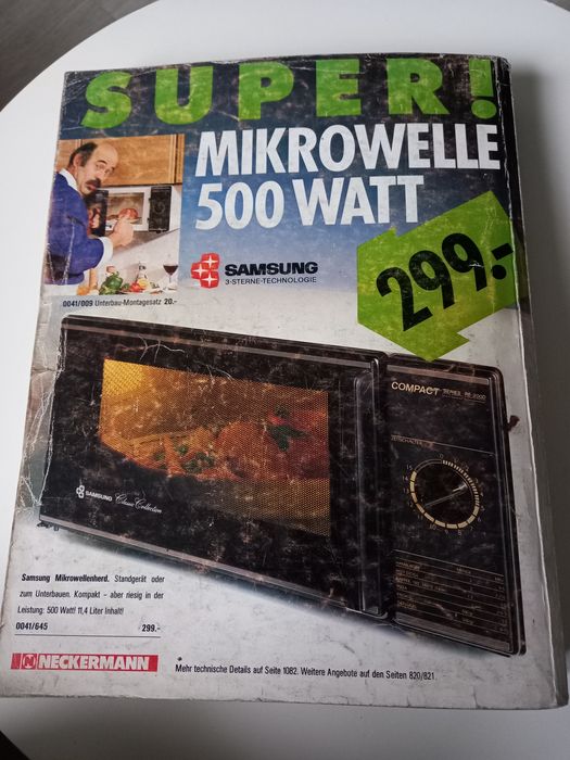 Katalog Neckermann Jesień/Zima Herbst/Winter 1987/88 pamiątka PRL