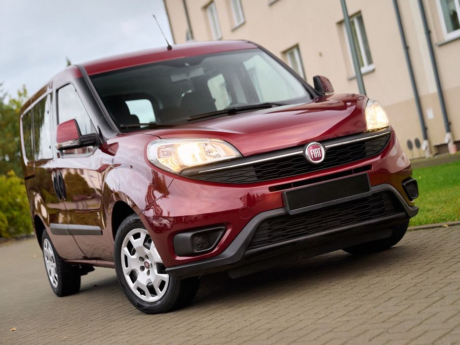 Fiat Doblo II 1.6 16V 105KM • 2015 • Bordo Metalik • Klimatyzacja • Parktronic