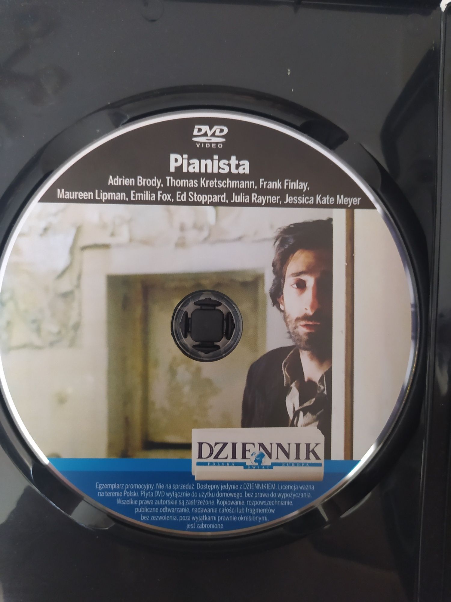 Film dramat wojenny Pianista DVD