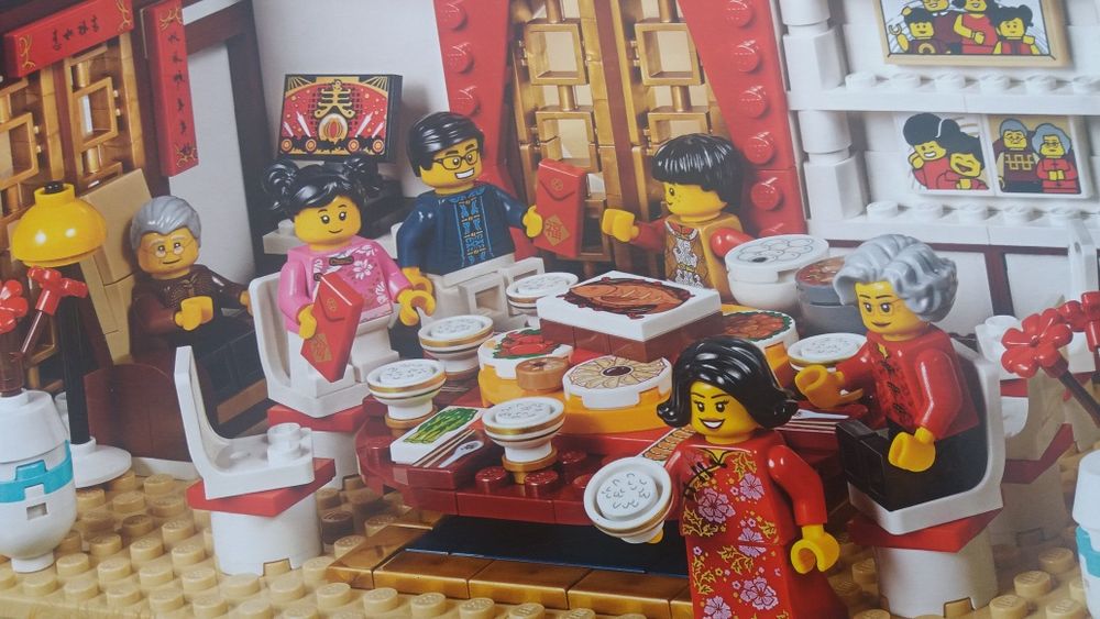 Lego 80101 New Year's Eve Dinner. Edição especial Ano Chinês. Selado