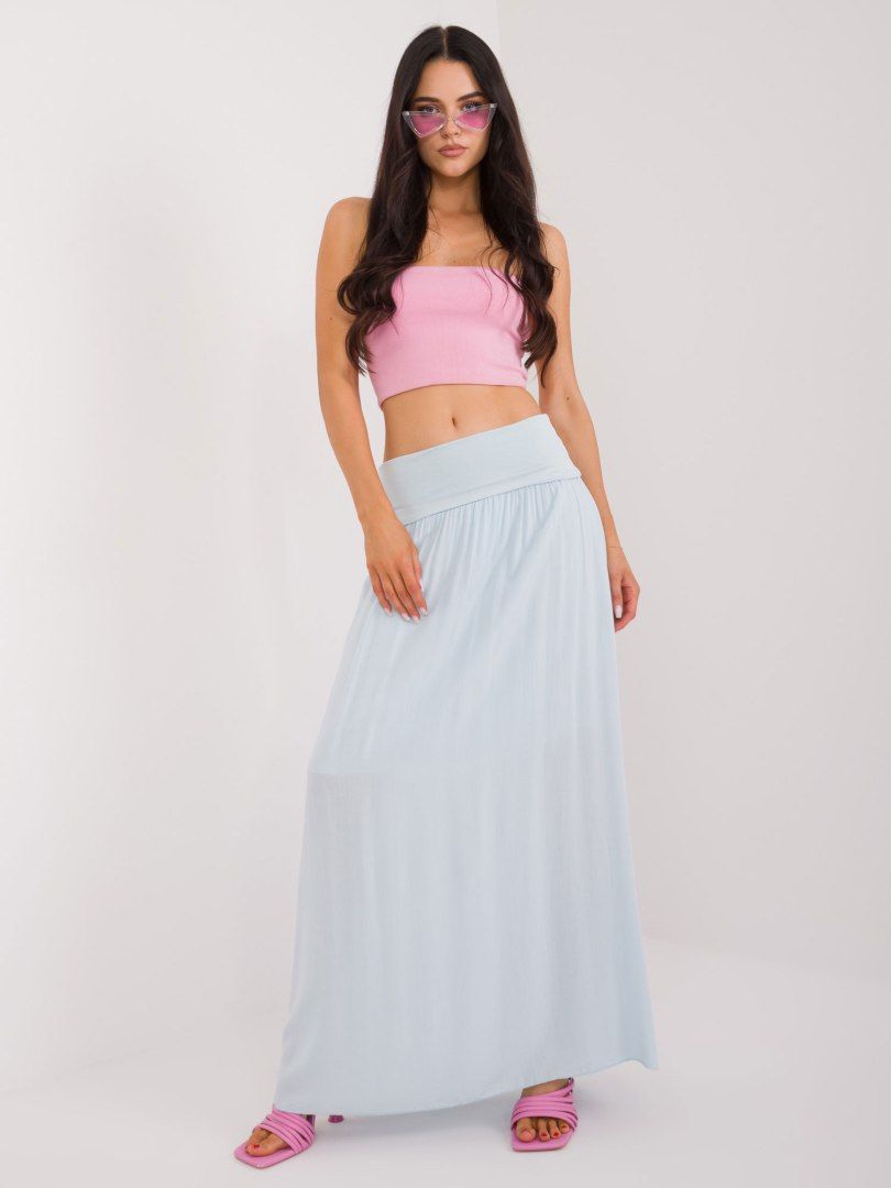 Spódnica maxi Clarence niebieska wiskozowa boho L Stylowy Wieszak