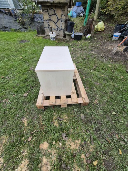Szafka kontenerek pod biurko na kółkach 68x49x43 cm biała-OKAZJA!!!