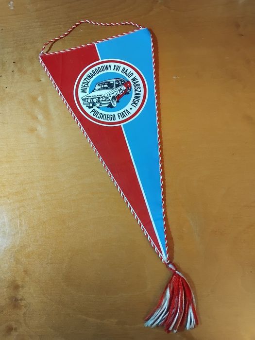 Proporczyk proporzec FSO Polski Fiat 125 rally teamp