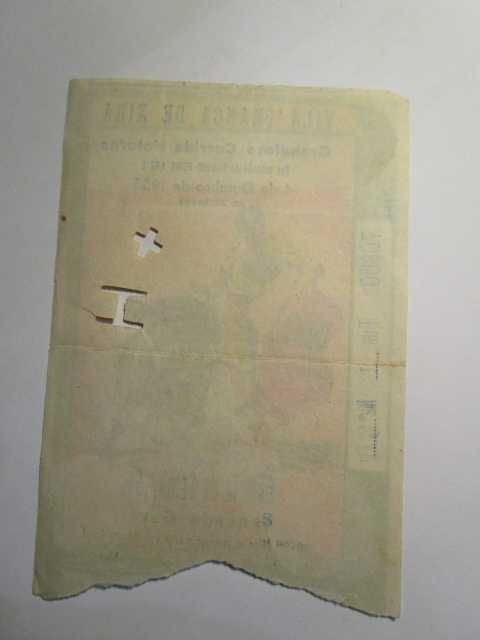 festa tourada Vila Franca Xira 1955 bilhete