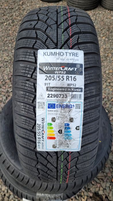 205/55r16 Zimowa Opona Kumho WP52 Wintercaft