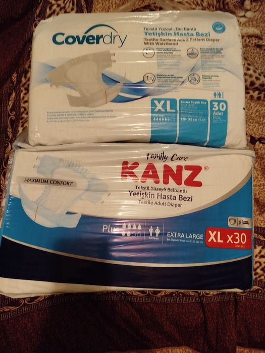 Памперсы для взрослых, пеленки