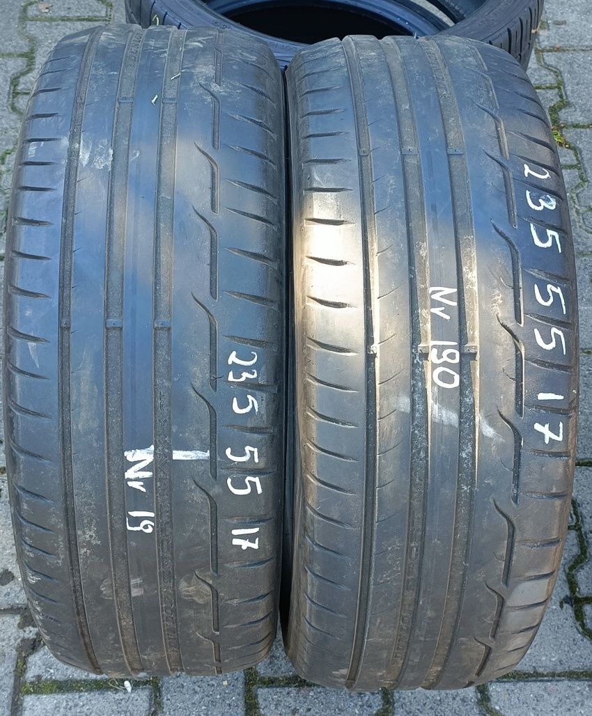 2x opony ( nr.190 ) 235/55R17 Dunlop Sport Maxx RT