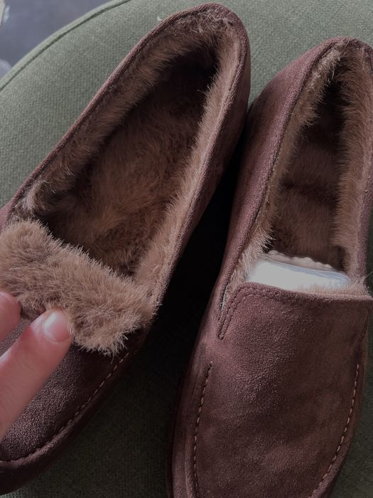 Анатомічні лофери на хутрі 38р 24см стелька