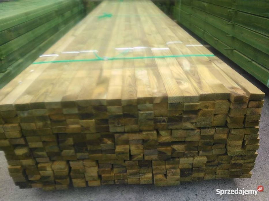 Kantówki, łaty, tarcica,deska tarasowa i inne