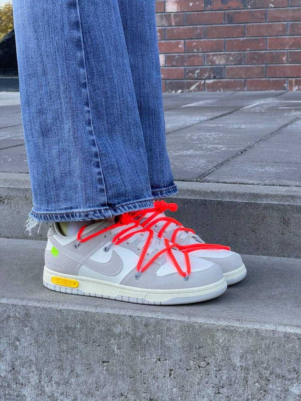 ЗНИЖКА! 37(23,5 м) Nike SB Dunk Off-White Lot 38 офф вайт найк сб данк
