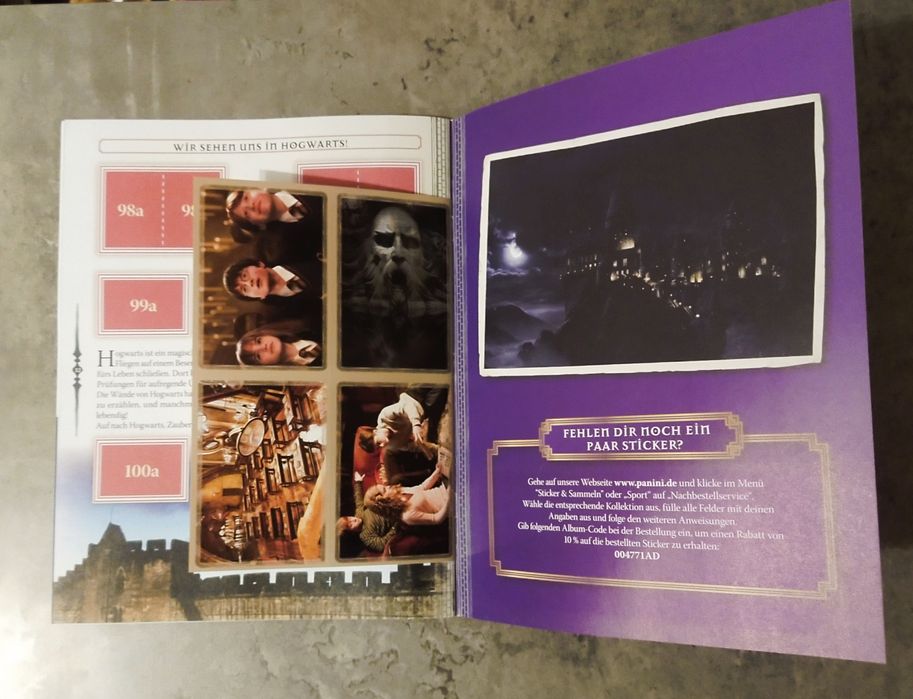 Harry Potter Гаррі Поттер альбом для наклейок