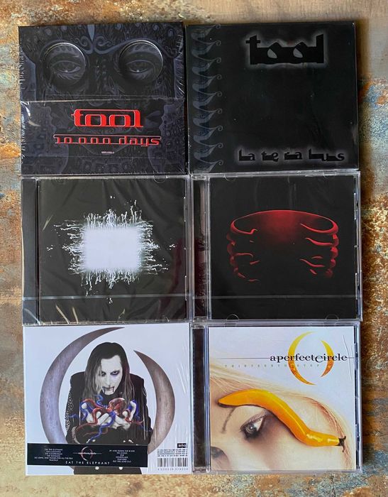 Tool Perfect Circle NIN Y Gods W Ward RHCP David Bowie Papa Roach CD