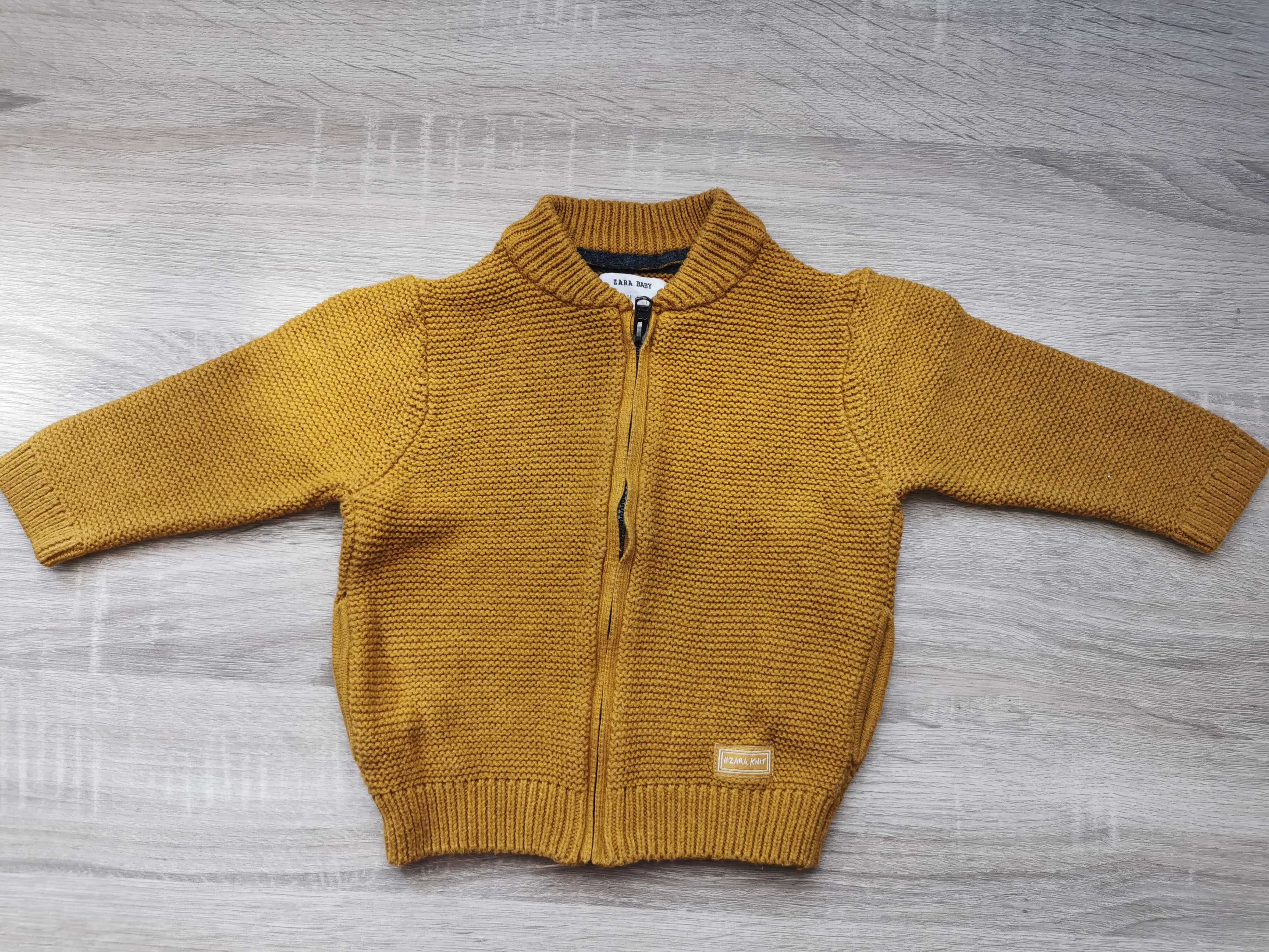 Sweter rozpinany Zara rozmiar 68