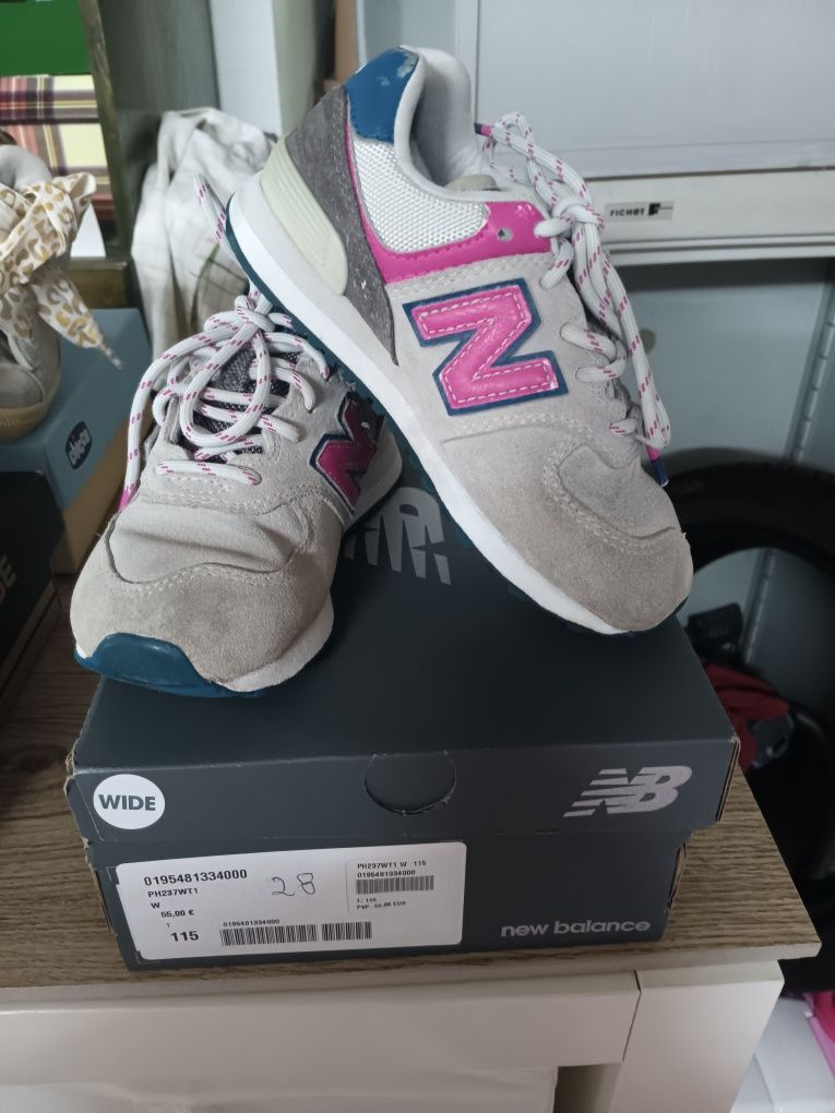 Tenis New Balance menina n28