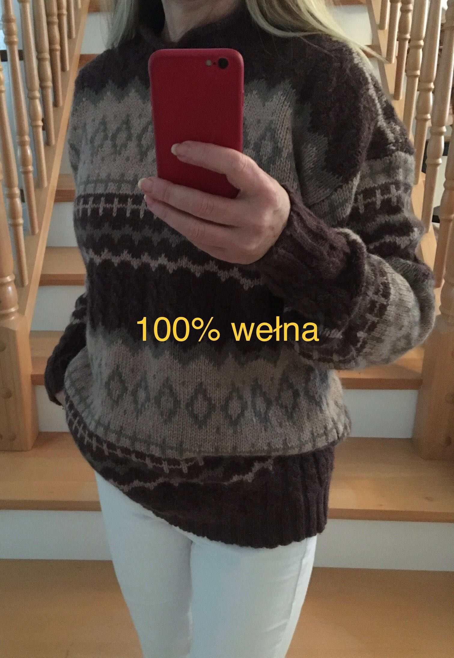 Sweter-100% wełna