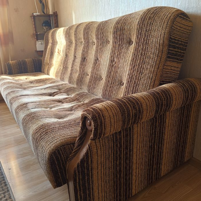 Kanapa sofa brąz beż