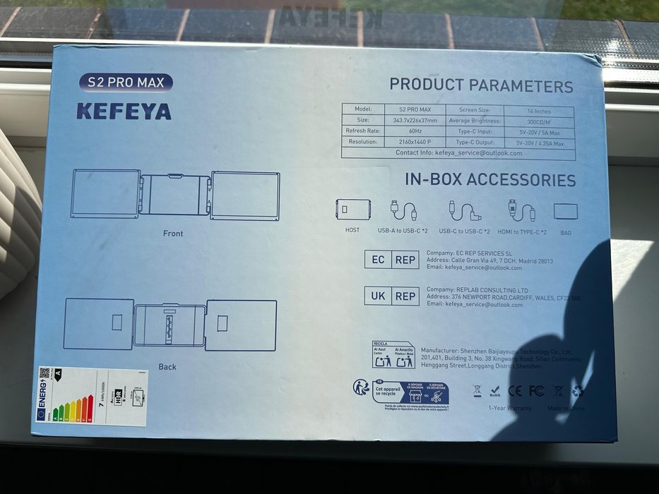 Triple Screen S2 PRO MAX Kefeya ciemnoszary TOMI-TECH