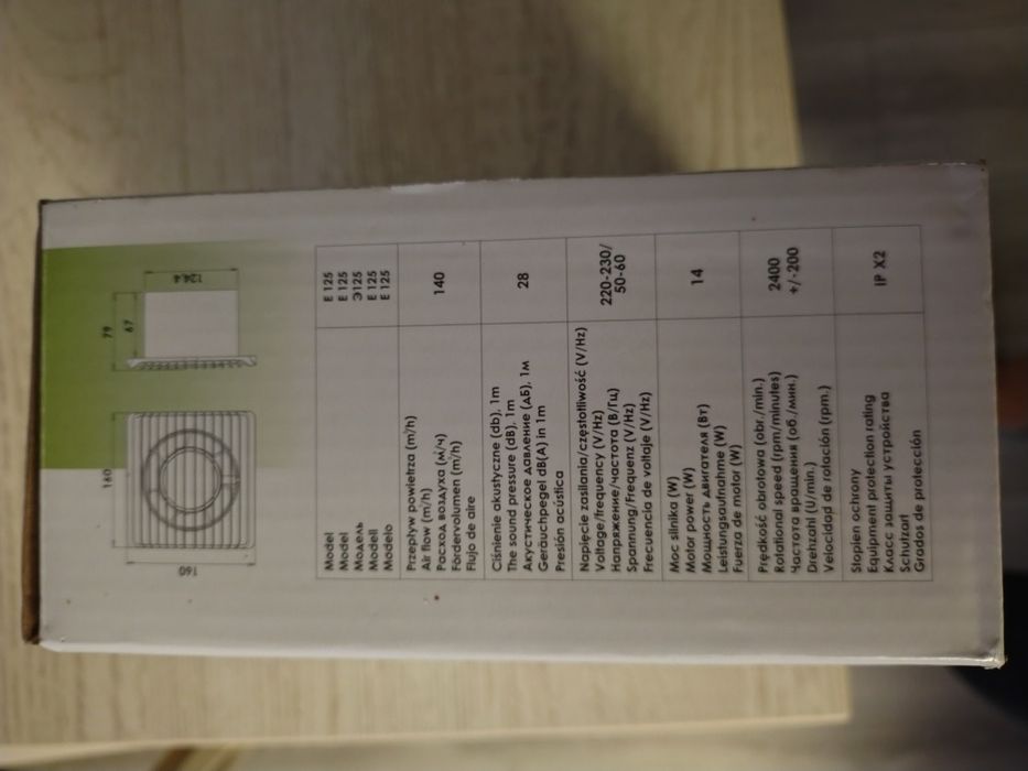 Wentylator łazienkowy