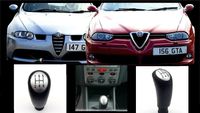Moca punho alavanca de velocidades Alfa Romeo 147 e 156 é Fiat Punto 2