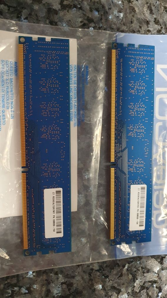 Memorias Desktop DDR3 4gb+4gb 1600mhz