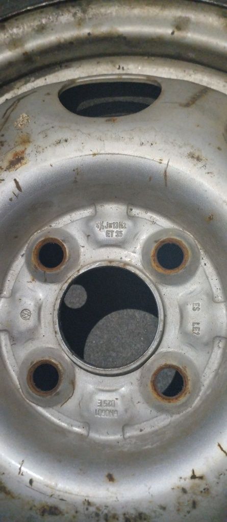 4 jantes com pneus 4x100 r13