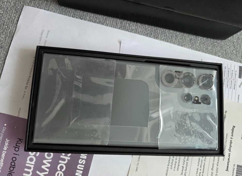 S23 Ultra 512 GB Gwarancja kupiony w sklepie Samsung, wymieniony na gw